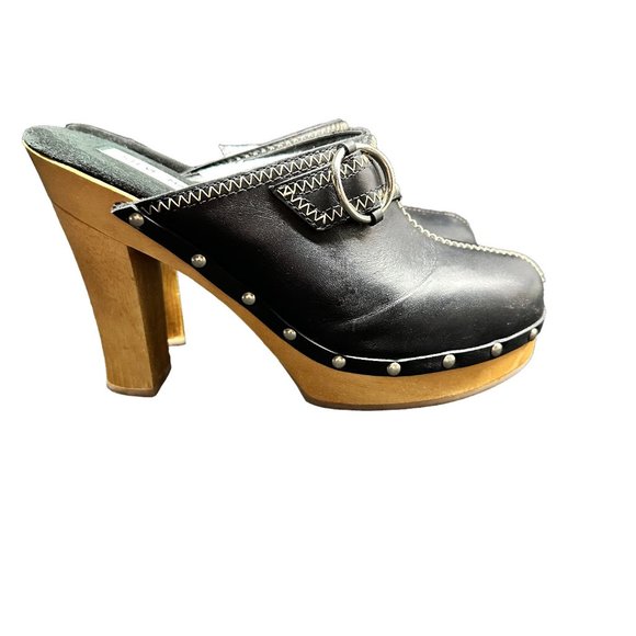 Vintage Steve Madden Faris Heeled Clog (8B) - Picture 3 of 11